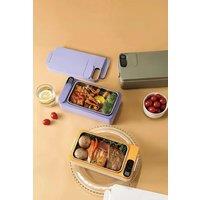 USB Electric Lunch Box Portable Camping Heated Insulated Lunch Box Rechargeable Heated Unplugged