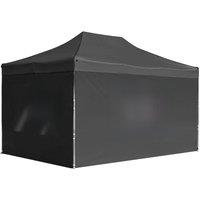 Professional Folding Party Tent with Walls Aluminium 4.5x3 m Anthracite Outdoor Products Sunshade and Rainproof Outdoor Decoration