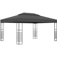 Gazebo 3x4 m Anthracite Outdoor Products Sunshade and Rainproof Outdoor Decoration