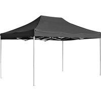 Professional Folding Party Tent Aluminium 4.5x3 m Anthracite Outdoor Products Sunshade and Rainproof Outdoor Decoration