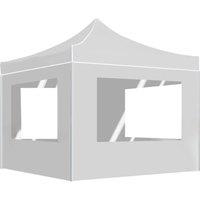Professional Folding Party Tent with Walls Aluminium 3x3 m White Outdoor Products Sunshade and Rainproof Outdoor Decoration