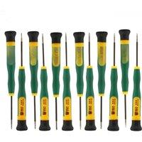 12Piece Magnetic Screwdriver Set Phillips Flathead Torx Screwdriver for Eyeglasses/ Watches/ Computers/ Laptops/ Phones