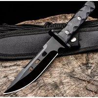Voltron Tactical straight knife Outdoor camping survival knife Self-defense EDC pocket Wilderness