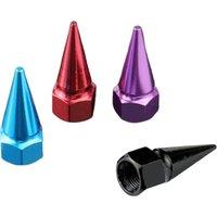 10Pcs Hexagonal Pointed Tire Valve Stem Caps Wheel Valve Covers Car Dustproof Tire Cap Cover Accessories Universal for Car/ Bike