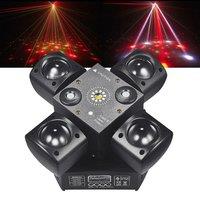 4 Arms Mini LED Moving Head Lights 48W 3IN1 Effect LED Moving Head Beam With Remote Control DMX DJ Stage Light for Disco Party