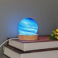 Star night light USB power table lamp tri-color endless dimming atmosphere light, suitable for home, bedroom, room, the perfect