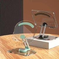 Acrylic Book Stand Clear Book Holder Acrylic Tablet Stand Portable Adjustable Phone Stand Foldable