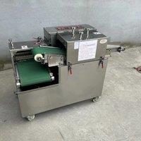 Commercial Frozen Duck Beef Pork Cube Cutter Big Meat Dice Cutting Machine Meat Cube Dicer Electric Bone Chicken Dicing Maker