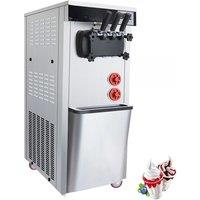 Ice Cream Maker Machine For Stainless Steel Homemade Ice Cream Makers Countertop Touch Screen Puffing Shortage Alarm LED Display