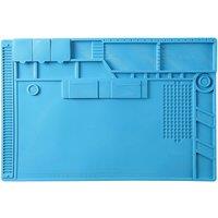 Heat Resistant Silicone Soldering Mat Large Anti Static Magnetic Electronic Repair Work Mat for BGA and Gun Soldering Iron