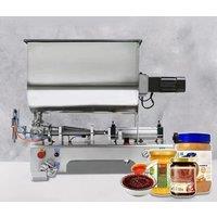 PBOBP Pneumatic Paste Mixing Filling Machine Fruit Jam Paste Liquid Dual Use Viscous Honey Sauce