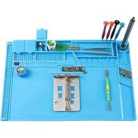 S-170 Soldering Mat Insulation Silicone Magnetic Repair Work Station Mat Heat-Resistant for Mobile Phone Repair Tools Welding
