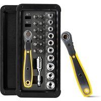 VMAN 27in1 RS1 Multi-Purpose Ratchet Screwdriver Set 27 in 1 S2 Steel Magnetic Screwdriver Bits