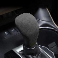 Alcantara Suede Car Accessories Gear Lever Shift Knob Cover Sticker Trim Fits For Toyota Highlander Prado Land Cruiser