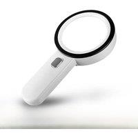 Senior magnifying glass 1000 high power HD Reading 60 portable with lamp 20 extra large handheld 30 times children's 100