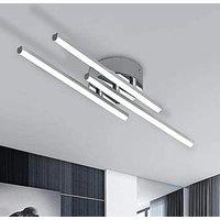 LED Ceiling Light,18 W LED Ceiling Light,Silver Acrylic Aluminium,Modern Ceiling Light for Living