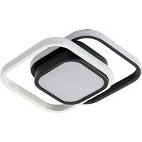 Modern Ceiling Lamp,32W LED Ceiling Light Square 6500K Cool White Light for Bedroom,Kitchen,Living