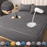 Waterproof Thicken bed Cover Protector Skin-Friendly Queen King Double Fitted Sheet Mattress Cover