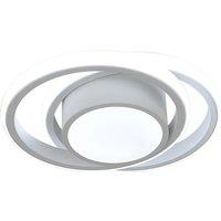 LED Ceiling Light, 32W LED Ceiling Lamps,Modern Round LED Ceiling Lighting for Bedroom,Studio,Cool White Light 6500K,White