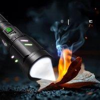 2025 New High Power 300W LED Flashlights Super Bright Outdoor Long Range Torch 1000000LM Tactical