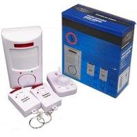 Wireless Motion Sensor Alarm Security Detector Indoor Outdoor Alert System with Remote Control for Home Garage