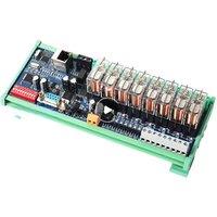 8-Channel RS485 RS232 LAN IO Relay Module Ethernet 24V Modbus RTU/TCP RJ45 DI DO Board for Contactors