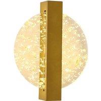 12W Indoor Wall Sconce,Golden Creative Round Indoor Wall Lamp Wall Light for Living Room,Stairs