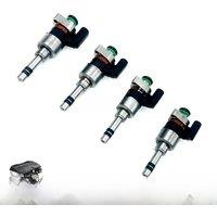 4 PCS Engine Fuel Injector Nozzle For Buick Cascada Base Premium Sport Touring 1.6L L4 Gas 16-19 Auto Car Accessories 55490059