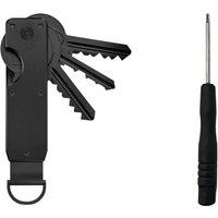 Key Organizer Compact Holder Metal Key Chain Minimalist key case holder for keychain Secures 2-6
