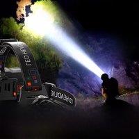 High Power 800W LED Headlamp 35000000LM Super Bright Head Flashlight Zoomable Lamp Rechargeable