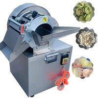 Restaurant Vegetable Slicer Commercial Electric Vegetable Cutter Food Processor Potato Chips Carrot Melon Dicing Cutting Machine