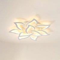 LED Ceiling Lamp,60W Flower Shaped Design 10 Heads Modern Ceiling Light for Bedroom Kitchen Children's Room