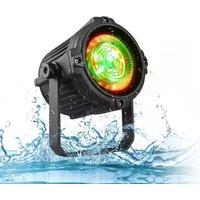 Waterproof Par Lights LED Stage Light 50W Outdoor Par Can With 18PCS RGB LEDs DMX Control LED Uplights for DJ Disco Party Shows