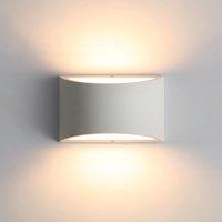 7W Wall Sconces Warm White LED Modern Indoor Wall Lamp for Living Room, Bedroom, Hallway (Includes