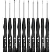 10Piece Precision Screwdriver Set Trox Slotted Phillips Petalobe Y-Type Screwdriver for Mobile Phone Watch Computer Repair Tool