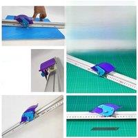 2025 For Kt Board Pvc Board Manual Cutting Ruler Aluminum Anti-Skid Cutting Positioning Track Ruler Woodworking DIY Tool