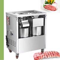 Automatic Meat Grinder, Food Processing Machine, Commercial Electric Meat Cutter, Vegetable Shredder