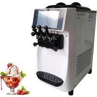 Commercial Ice Cream Machine 2900W Three Flavors Countertop Hard Serve IceCream Maker for Restaurant Snack Bar