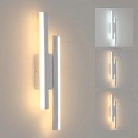 LED Indoor Wall Light,16W 1800LM Modern Wall Lamp,3 Color Temperature 3000K/4500K/6500K,Acrylic Wall Light Fixture for Bedroom