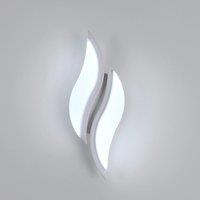 12W LED Interior Wall Light, Modern Wall Lamp,Metal Acrylic Wall Sconce for Bedroom,Staircase Wall
