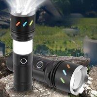 White Laser Strong Light Long Range Flashlight Portable Outdoor Exploration Camping Waterproof High