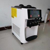 Ice Cream Maker For Commercial Use,Produces 24-32L/H,2900W, Offers Three Flavors,Equipped With Wheels,6L*2 Cylinder