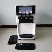 Frozen Yogurt Blending Machine Fridge To Make Milkshake Ice Cream Mixing Stainless Steel Commercial Granizing Equipment