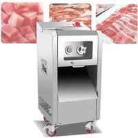 Stainless Steel 400kg/h Meat Slicer Electric 110V 220V 2.5-20mm Meat Cutter Commercial Meat Cutting Machine