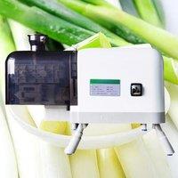Electric Green Onions Shredding Cutting Machine Automatic Scallion Chili Cutter with 1.5mm 1.8mm 2.3mm Blade