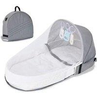 Convenient Folding Anti-stress Crib, Middle Bed, Newborn Baby Isolation Bionic Travel Crib