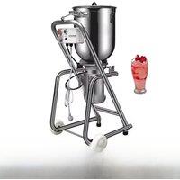 30L Commercial High-Capacity Smoothie Machine, Floor Standing Jam Mixer, Milkshake Mung Bean Ice Crushing Wall