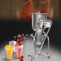 Large Capacity Mobile Smoothie Machine, Stainless Steel Ice Crusher, Cutting And Mixing Dual-Use Machine