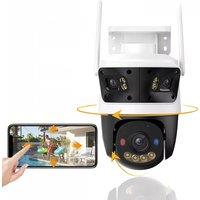 IMOU Cruiser Triple 11MP Lens Outdoor Camera 2 Red-Bule Warning Light WiFi Camera Vehicle Human Detection Surveillance Monitor