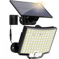 106 LED Solar Light Outdoor IP65 Waterproof Solar Street Lamp Garden Wall Lamp Super Bright Motion Sensor Light 3 Working Modes